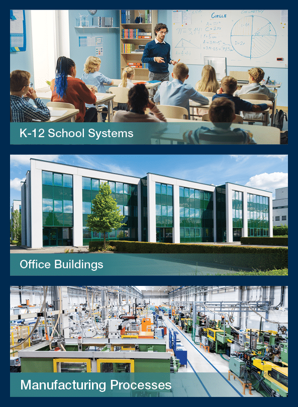 ClearAir Industry or Sector Applications